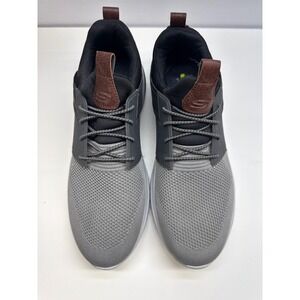 Skechers Classic Fit Air-Cooled Memory Foam Gray Sz 11,Black Mens Sneakers Shoes